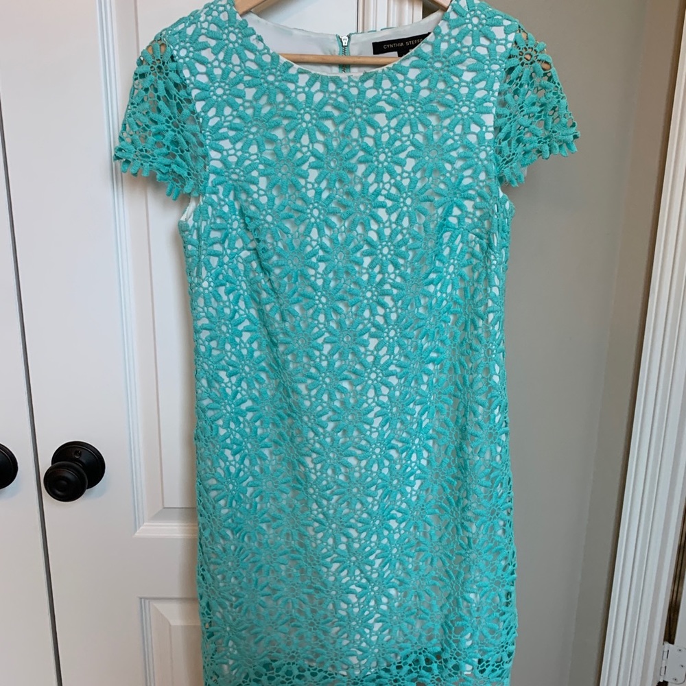 Cynthia Steffe Turquoise Dress